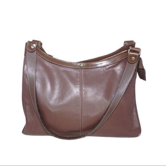 John Romain Rare Vintage Brown Leather Bag - Picture 1 of 10